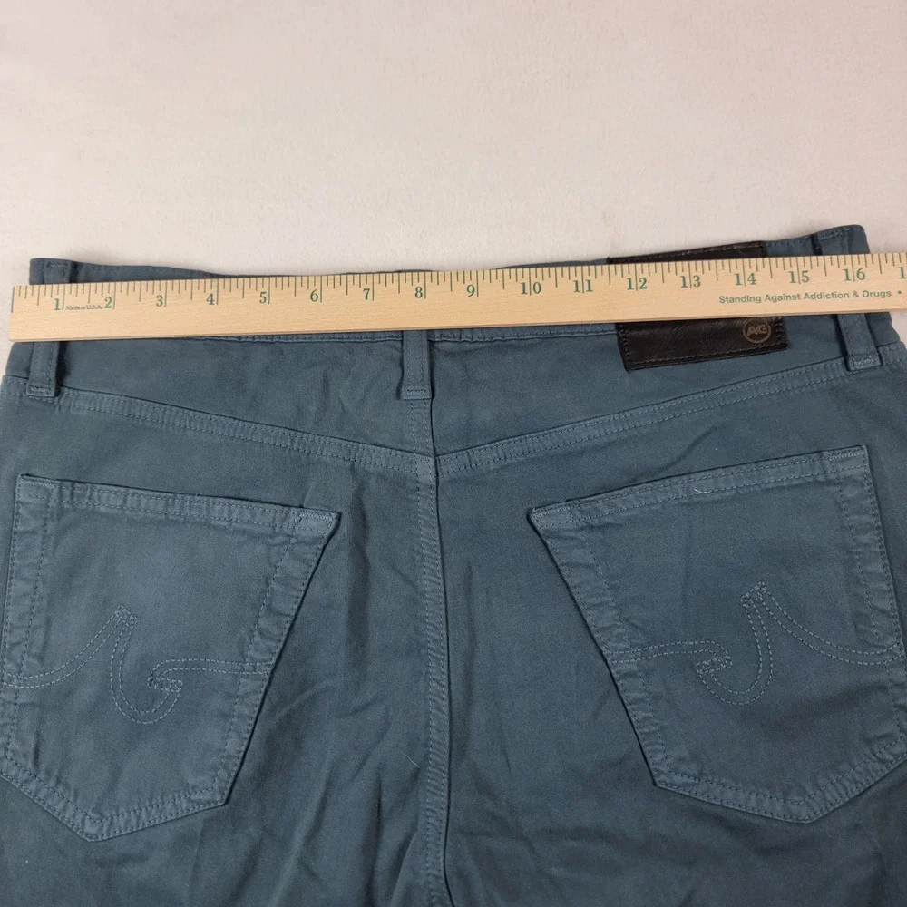 AG Adriano Goldschmied Mens The Graduate Tailored Leg Pants Tech Work Blue 32x34